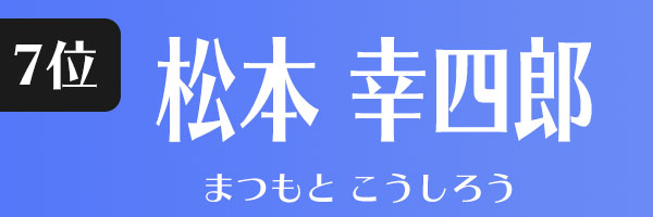 松本幸四郎