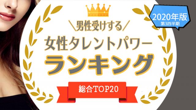 1位 位 男性受けする女性タレント 男性への受けの良い女性タレントをタレントパワーランキングで調査 タレントパワーランキング