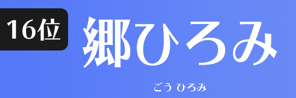 郷ひろみ