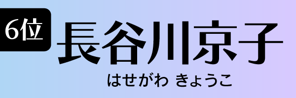 6位：長谷川京子