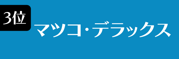 Z世代に支持されている男性タレント　第3位　マツコ・デラックス