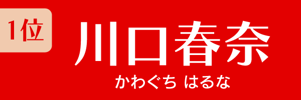 1位：川口春奈