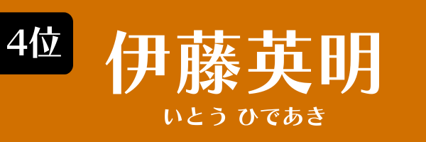 4位：伊藤英明