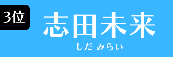 3位：志田未来